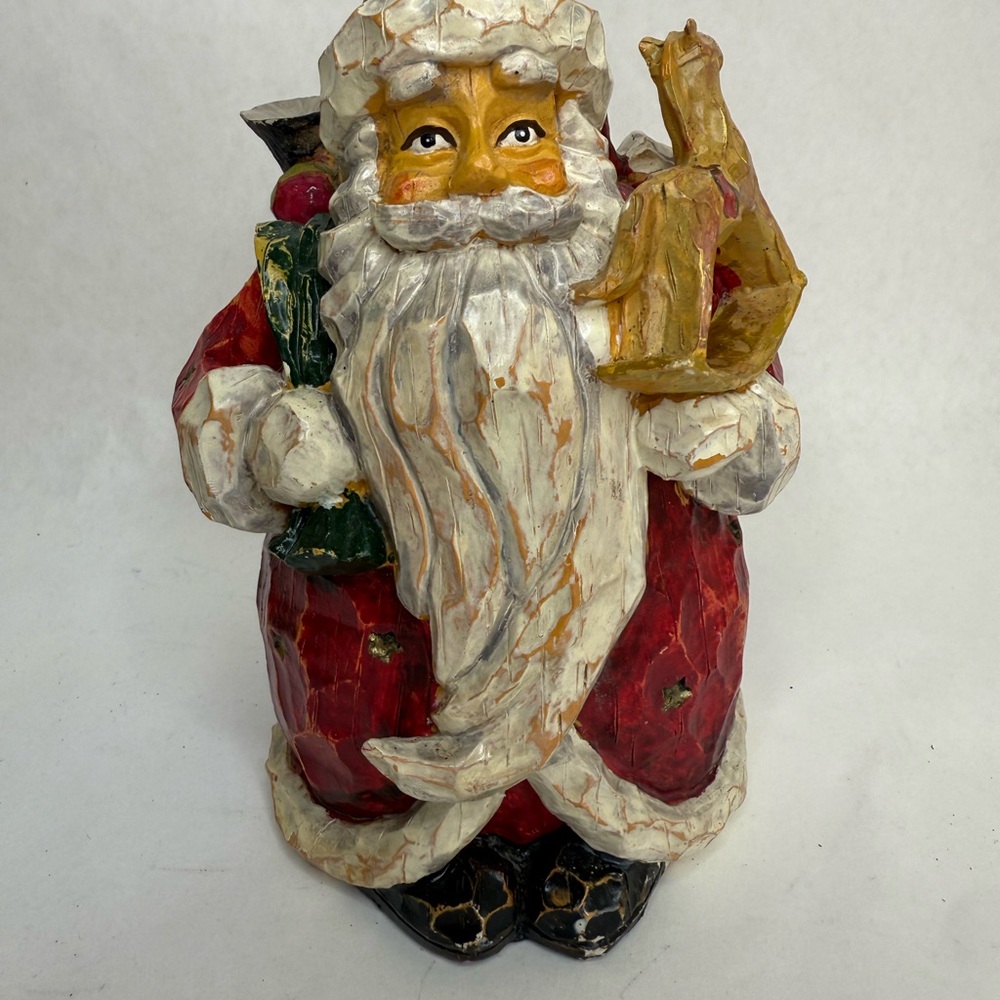 Vintage 8” Santa Claus Figurine